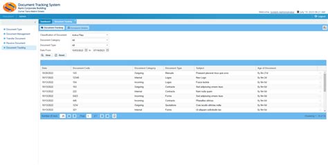doctracking|t doc tracking system.